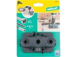 1 Guida Di Foratura Mobile Wolfcraft + Porta Punte In Legno