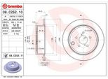 2X Disco Freno Brembo 08.C252.11 Per Toyota Gt 86 Coupe (ZN6_) 63Mm 286Mm