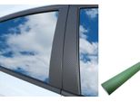 6X Premium A B C Modanature Porta Pilastro Auto Pellicola Set Verde Militare Per Molti Veicoli
