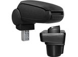 Bracciolo Centrale Set Completo Tessile Nero Per Ford Ka+ Iii Dal 2014-