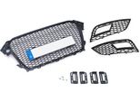 Per Audi A4 B8 Facelift Griglia Radiatore Griglia A Nido D'ape + Paraurti Griglia +Semplice Fissaggio