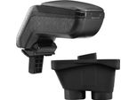 Bracciolo Centrale Di Design Bracciolo Completo In Pelle Nera Per Peugeot 208 Dal 2012-