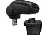 Bracciolo Centrale Bracciolo In Pelle Cuciture Nere Bianco Per Vw Polo Vi AW1 Dal 2017-