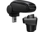 Bracciolo Centrale Bracciolo Set Pelle Nera Cuciture Bianche Per Ford Ka+ Iii Dal 2014-