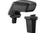 Bracciolo Centrale Di Design Completo In Pelle Nera Per Hyundai I20 Dal 2014-