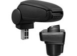 Bracciolo Centrale Set Completo In Pelle Nera Per Ford Ka+ Iii Dal 2014-