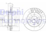 2X Disco Freno Delphi BG2440 Per Ford Fiesta Mk4 Hatchback (Jas Jbs) Ka (Rb_)