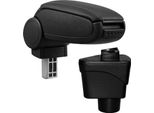 Bracciolo Centrale Bracciolo Completo In Pelle Nera Per Ford Ecosport Ii 2 Dal 2012-