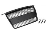Griglia Radiatore Griglia Sportiva A Nido D'ape Nero Opaco Per Audi A3 8P 2005-08