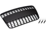 Griglia Radiatore Griglia Sportiva A Nido D'ape Nero Opaco Porta Emblema Per Audi Q7 4L 2005-2009