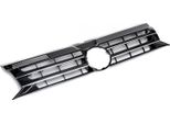 Griglia Del Radiatore Griglia Sportiva Griglia Anteriore Emblema Cromo Vernice Nera Per Vw T5 09-