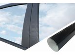 6X Premium A B C Pilastro Porta Modanature Auto Pellicola Set Nero Lucido Molti Veicoli
