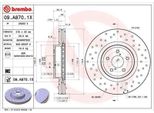 2X Disco Freno Brembo 09.A870.1X Per Subaru Forester (Sj) Legacy Iv Estate (Bp)