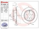 2X Disco Freno Brembo 09.A629.11 Per Opel Antara Per Chevrolet Captiva Sport