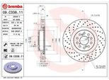 2X Disco Freno Brembo 09.C338.11 Per Honda Civic Ix (Fk) 55Mm 350Mm