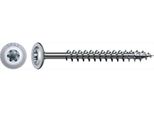 Set 24 Viti Spax In Acciaio Testa Svasata Torx, Diam.6 Mm X L.80 Mm