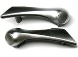 Maniglia Interna Porta Front Left + Right Cromo Opaco Per Renault Megane Ii 2002-2005
