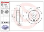 2X Disco Freno Brembo 08.C661.11 Per Subaru Forester (Sj) Xv (_Gp_) Xv (Gt)