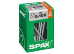 Set 30 Viti Spax Torx In Acciaio A Testa Svasata, Diam.5 Mm X L.100 Mm