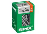 Set Di 30 Viti Spax Torx In Acciaio A Testa Svasata, Diam.6 Mm X L.80 Mm