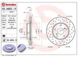 2X Disco Freno Brembo 09.A865.1X Per Toyota Corolla Notchback (E15_) 49Mm