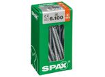 Set 30 Viti Spax In Acciaio Testa Svasata Torx, Diam.6 Mm X L.100 Mm
