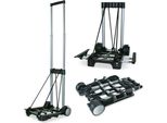 Carrello Da Trasporto Premium Carrello Per Sacchi Portabagagli 30 Kg Manico Telescopico Cinghia Di Tensionamento