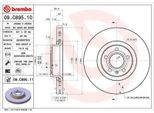 2X Disco Freno Brembo 09.C895.11 Per Audi A6 Avant (4F5 C6) A8 (4E2 4E8) 59Mm