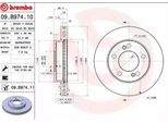 2X Brembo Disco Freno 09.B974.11 Per Daewoo Rexton (Gab_) Per Ssangyong Kyron