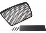 Griglia Radiatore Griglia Sportiva Griglia A Nido D'ape Nera Per Audi A6 4F C6 2009-11