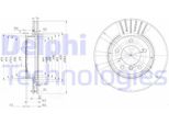 2X Disco Freno Delphi BG3527C Per Bmw 3 Sedan (E46) 3 Touring (E46) 51 6Mm