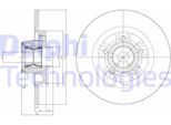 2X Delphi Disco Freno BG9113RSC Per MERCEDES-BENZ Citan Furgone (415)