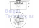 2X Disco Freno Delphi BG9026RS Per Renault ScÉNic Ii (JM0/1_) 82 3Mm 274Mm