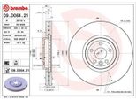 2X Disco Freno Brembo 09.D064.21 Per Land Rover Range Rover Velar (L560) 48Mm