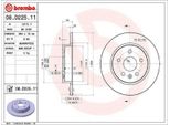 2X Disco Freno Brembo 08.D225.11 Per Opel Astra K Sports Tourer (B16) 44Mm