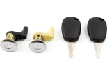 Serratura 2X Chiave Serratura Cilindro Porta Per Dacia Sandero Duster Logan