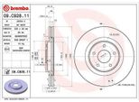 2X Disco Freno Brembo 09.D245.11 Per Subaru Outback (Br) Outback (Bs) Outback