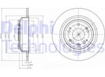 2X Disco Freno Delphi BG4196C Per Honda Accord Viii (Cu) Accord Viii Estate