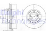 2X Disco Freno Delphi BG3913 Per Toyota Avensis Estate (T25) Avensis (T25_)