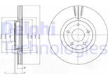 2X Disco Freno Delphi BG4231C Per Renault Koleos (Hy_) Per Nissan Juke (F15)