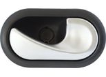 Maniglia Interna Porta Destra Anteriore Satin Matt Argento Per Renault Megane Ii Dal 2002 Al 2008
