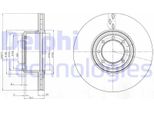 2X Disco Freno Delphi BG4102 Per Iveco Daily Vi Furgone Daily Citys Bus