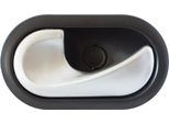 Maniglia Interna Porta Anteriore Sinistra Satin Matt Argento Per Renault Megane Ii Dal 2002-2008