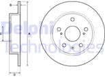 2X Disco Freno Delphi BG4709C Per Suzuki Swift Iv (Fz Nz) Vitara (Ly) 43 2Mm