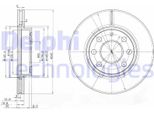 2X Disco Freno Delphi BG3568 Per Opel Corsa C Hatchback (X01) 41 2Mm 240Mm