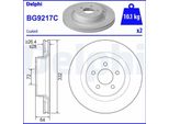 2X Disco Freno Delphi BG9217C Per Jeep Compass (MK49) Per Dodge Nitro Suv 64Mm