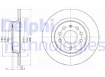 2X Disco Freno Delphi BG3731C Per Opel Vectra C Caravan (Z02) Signum Cc (Z03)