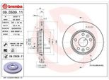 2X Brembo Disco Freno 09.D509.11 Adatto A MERCEDES-BENZ Citan Furgone (415)