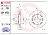 Disco Freno Brembo 09.D253.11