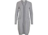 Vila Ril Strickjacke Frau Grau S Frau Grau S